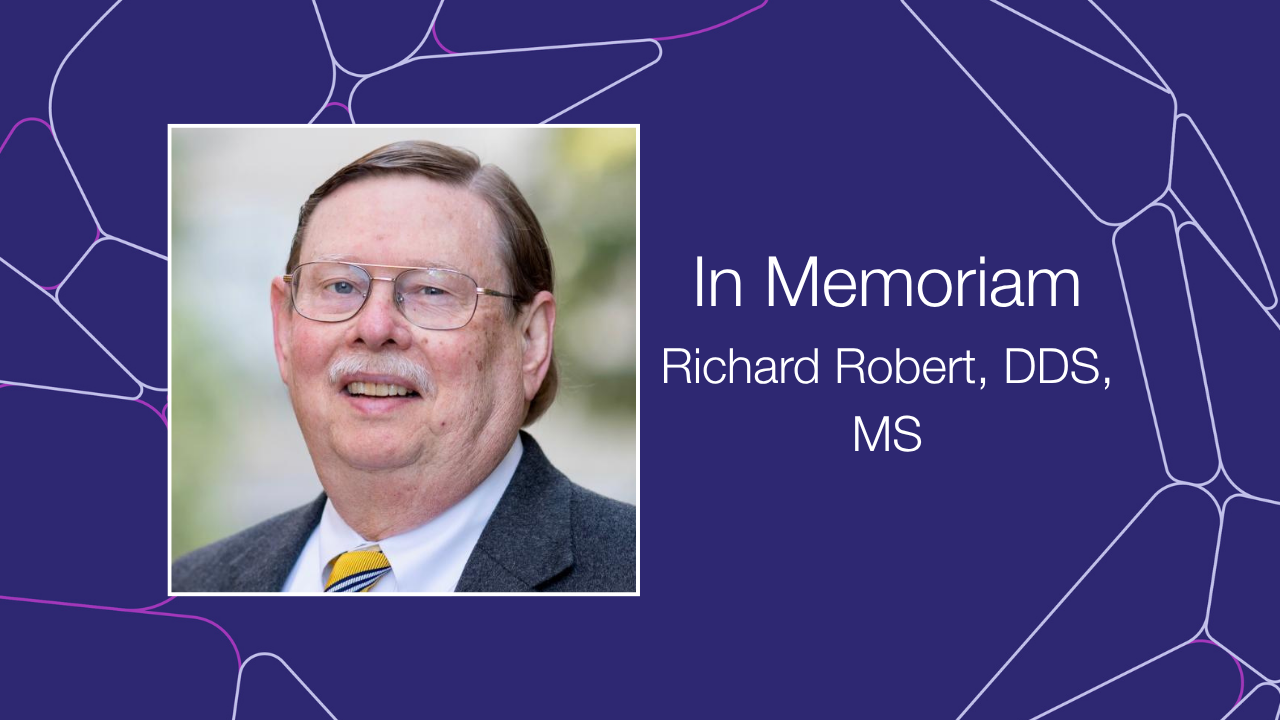 Image of Richard Robert with the text In Memoriam