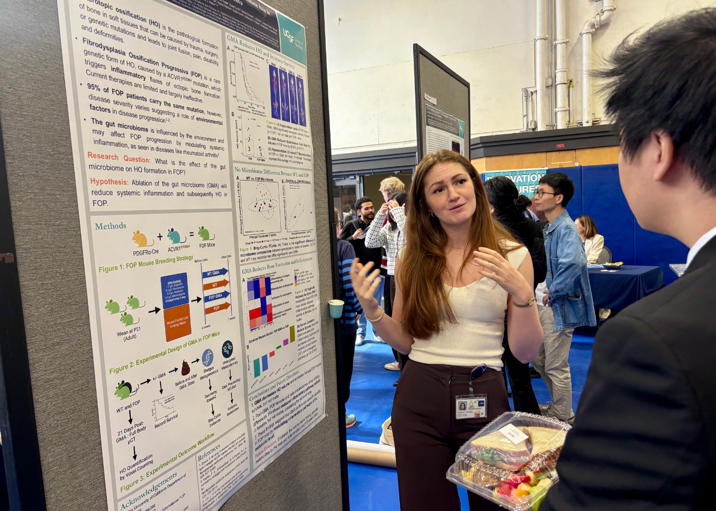 Hannah Herzog, PhD student shares her research at the 2025 RCED event