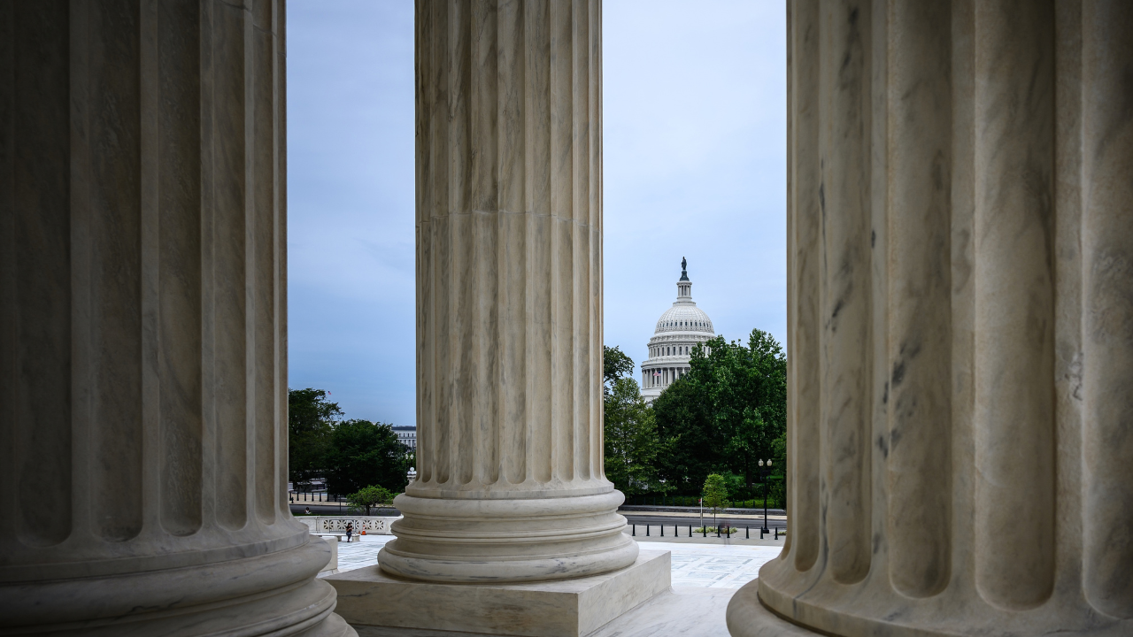 View of the Capitol in Washington D.C.