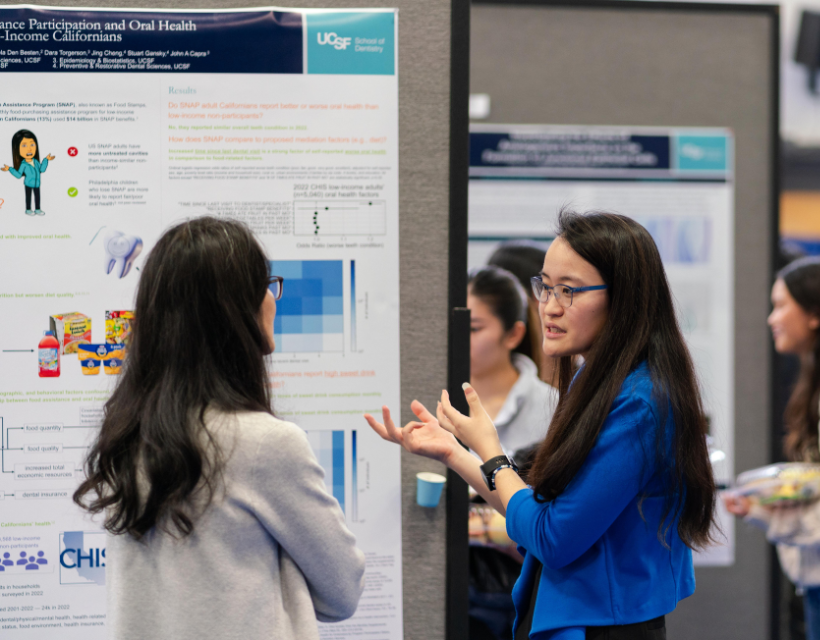 UCSF student researchers present at the annual Research in Clinical Excellence Day.