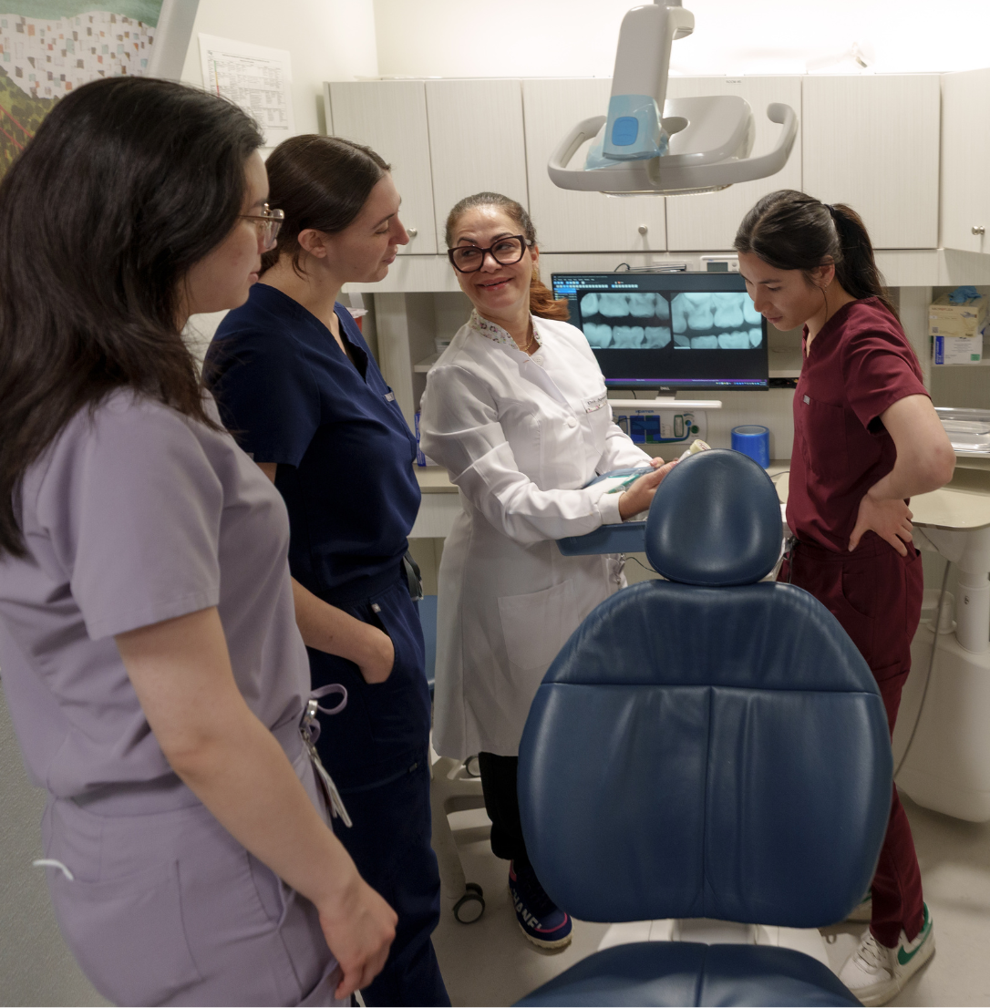 Elisa Wang, DDS, Aubrey Fleming, DDS, MPH, Apoena de Aguiar Ribeiro, DDS, PhD, and Aurora Sin, DDS