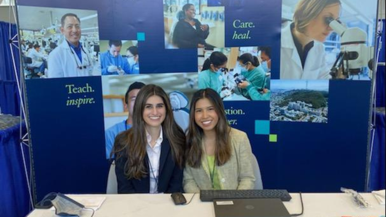 Two UCSF Dentistry students at the AADOCR/CADR Annual Meeting