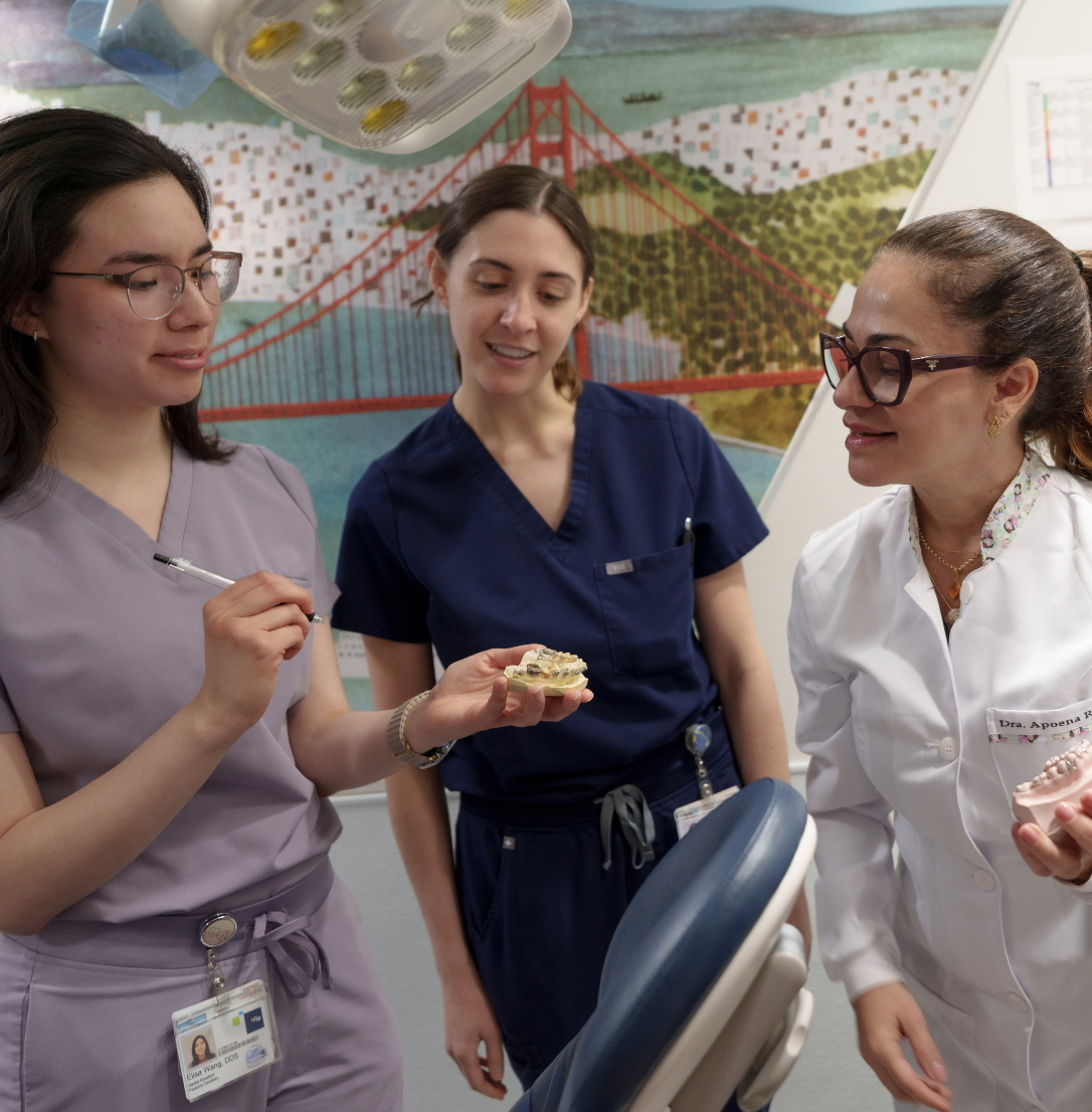 Elisa Wang, DDS, Aubrey Fleming, DDS, MPH, and Apoena de Aguiar Ribeiro, DDS, PhD