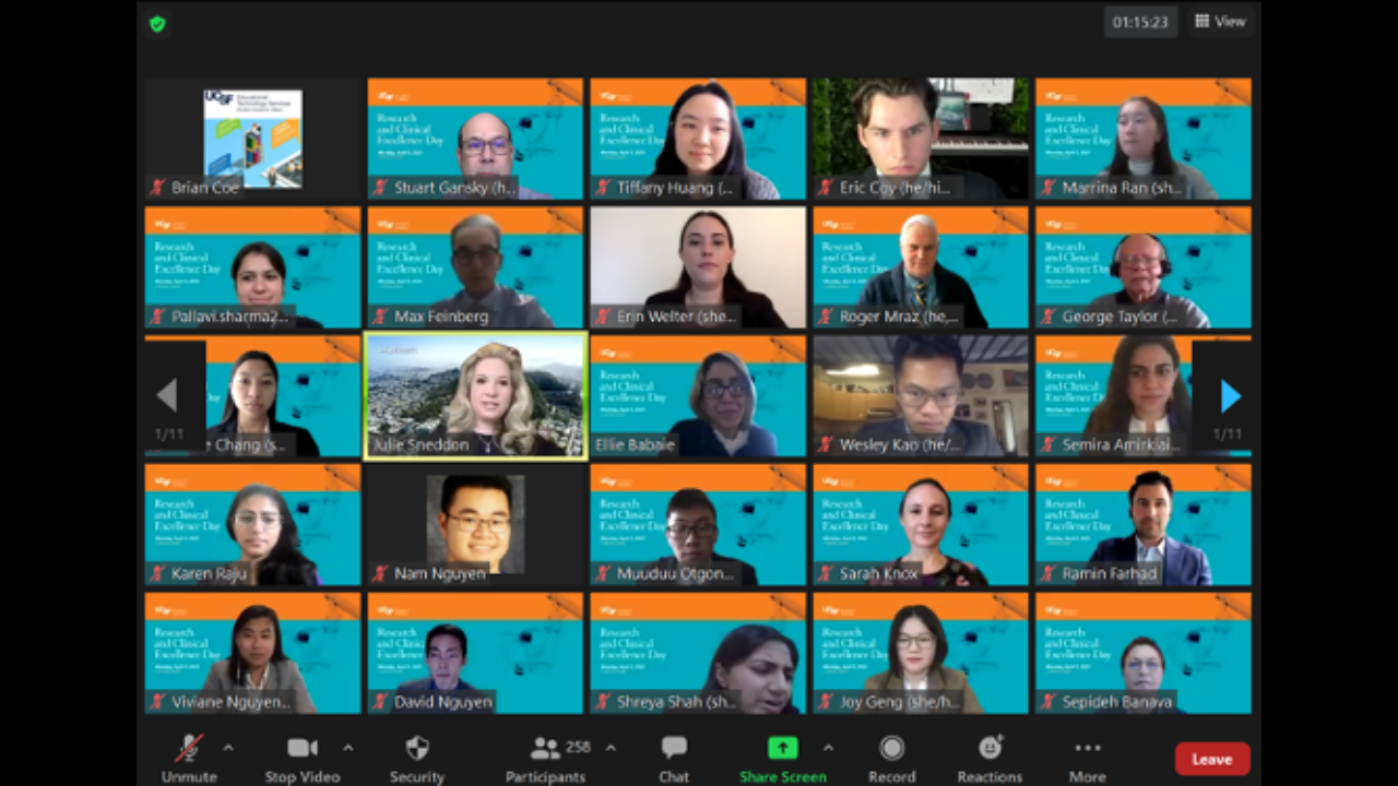 Zoom screenshot of virtual event