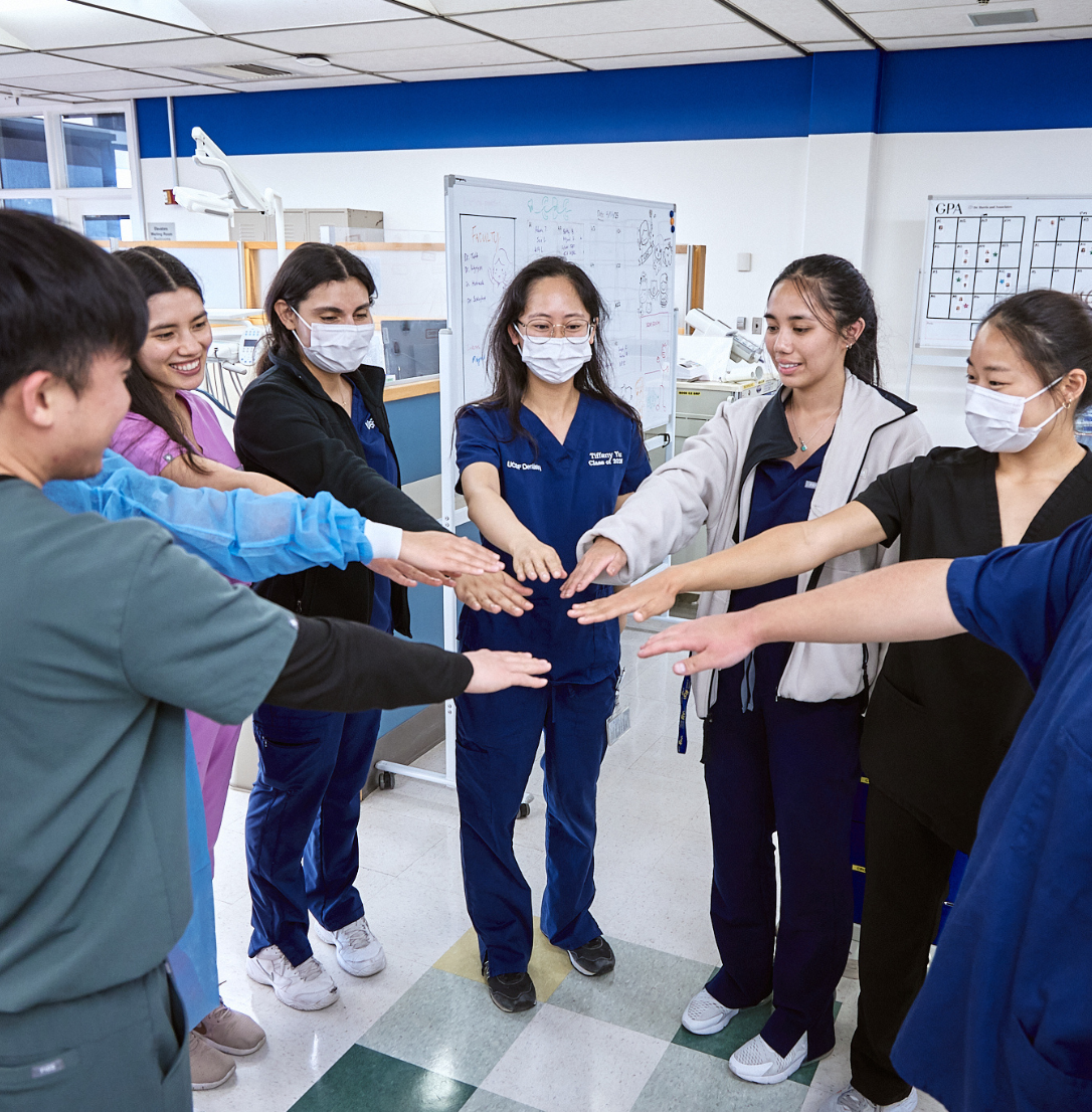 Volunteers at the UCSF Community Dental Clinic.