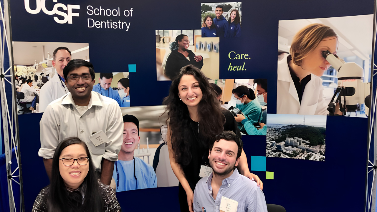 UCSF Dentistry students and staff at the IADR event