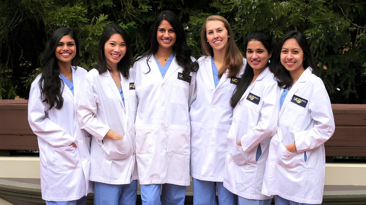 Six students participating in the Global Oral Health Research program