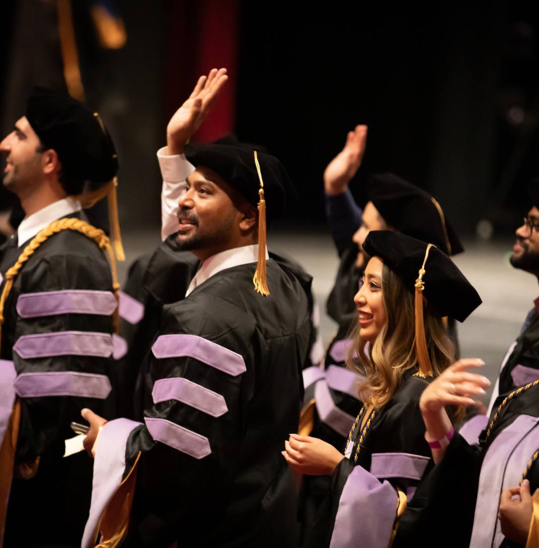 School of dentistry graduates participate in the commencement ceremony