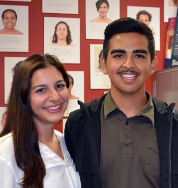 Laura Aguilar and José Carrasco Sandoval Photo courtesy Alejandra Rincón, UCSF Office of Diversity and Outreach