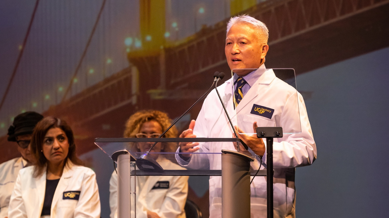 Dr. Ted Wong delivers the keynote address