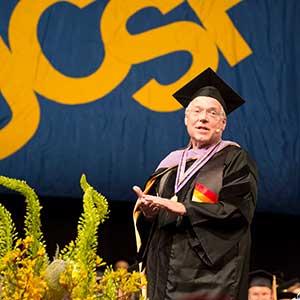 Jeff Eaton at 2017 commencement