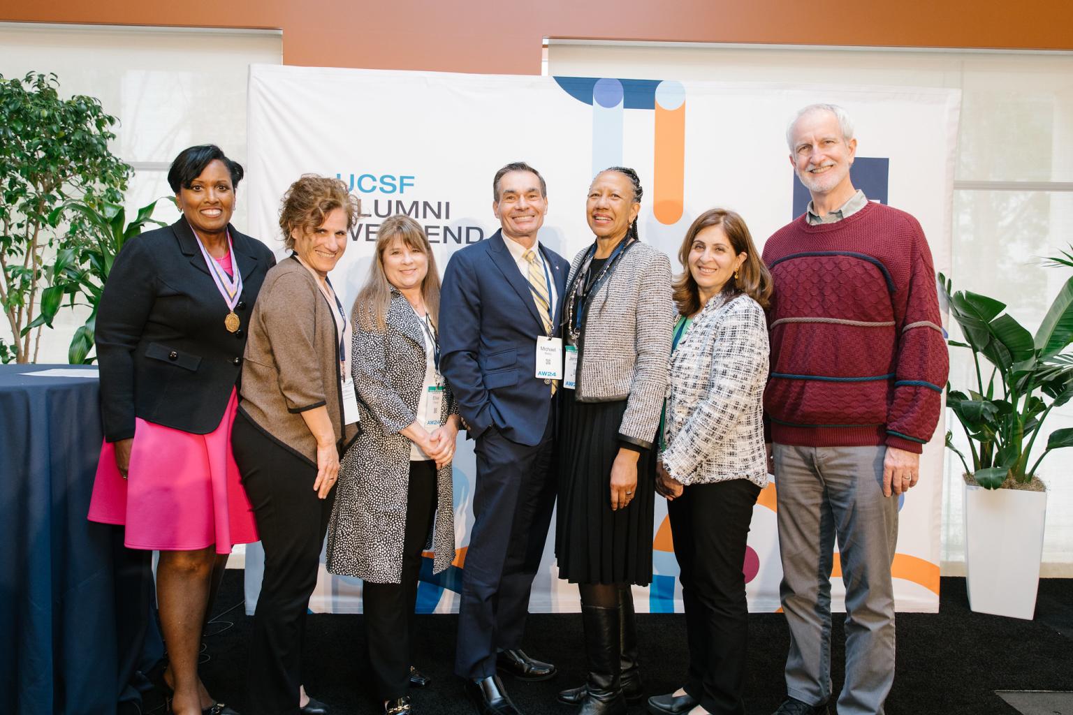 Image shows alumni at DAA Luncheon at alumni weekend